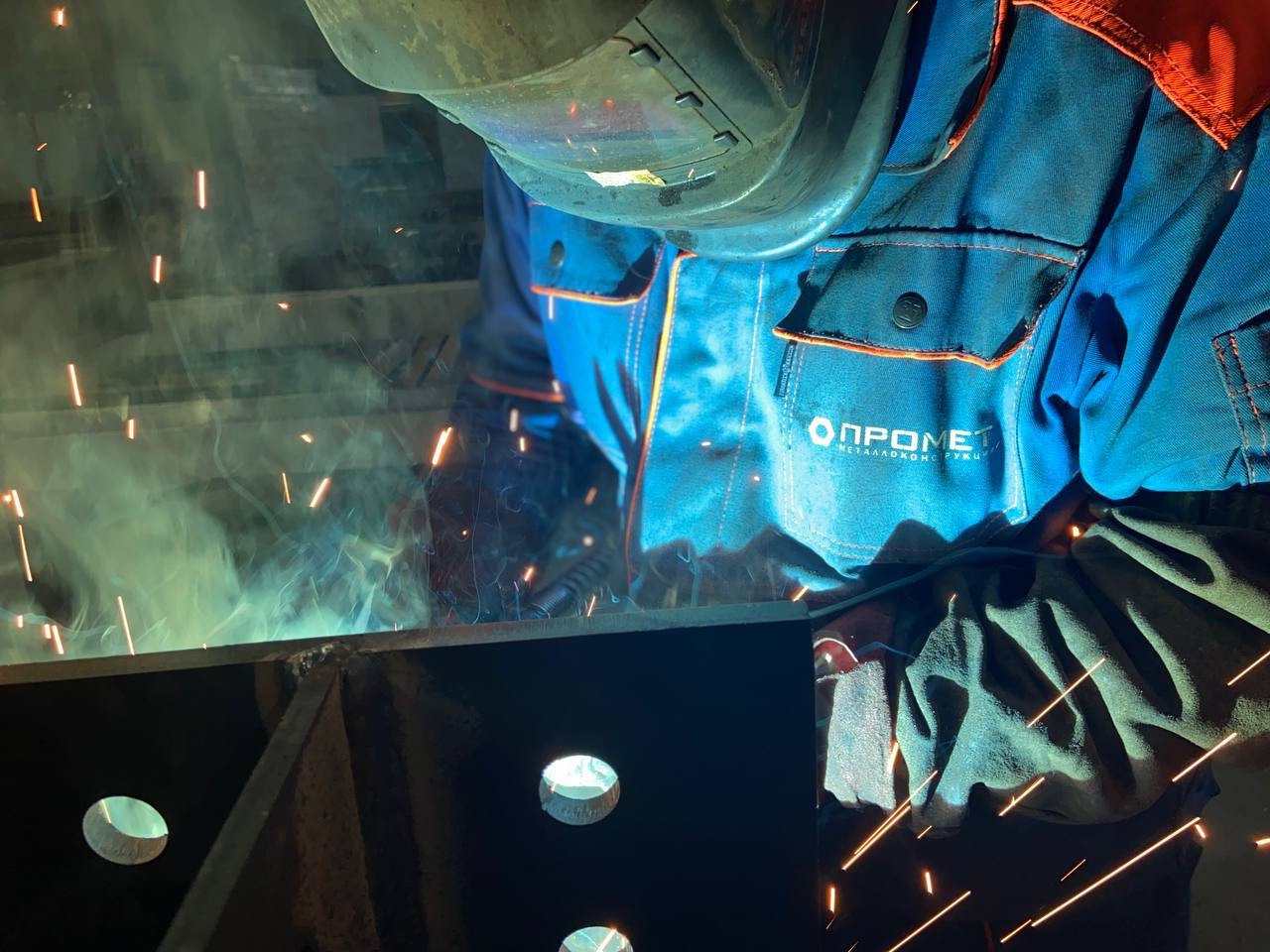 Процесс сварочных работ