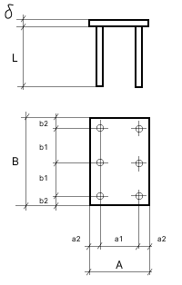 Чертеж закладных изделий МН 137 по серии 1.400-15 выпуск 1