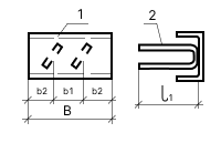 Чертеж закладных изделий МН 569 по серии 1.400-15 выпуск 1