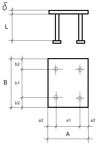 Чертеж закладных изделий МН 121 по серии 1.400-15 выпуск 1