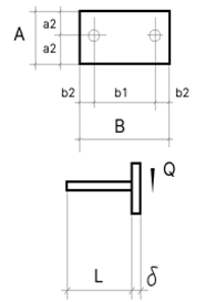 Чертеж закладных изделий МН 103 по серии 1.400-15 выпуск 1