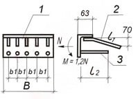 Чертеж закладных изделий МН 540 по серии 1.400-15 выпуск 1