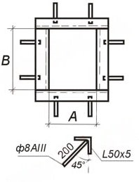 Чертеж закладных изделий МН 714 по серии 1.400-15 выпуск 1