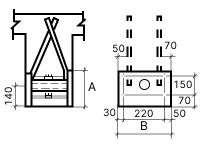 Чертеж закладных изделий МН 609 по серии 1.400-15 выпуск 0