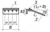 Чертеж закладных изделий МН 556 по серии 1.400-15 выпуск 1