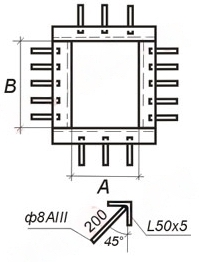 Чертеж закладных изделий МН 741 по серии 1.400-15 выпуск 1