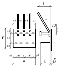 Чертеж закладных изделий МН 314 по серии 1.400-15 выпуск 1