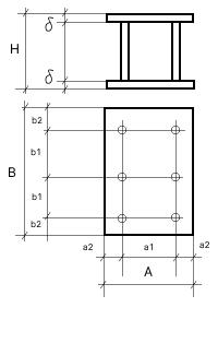 Чертеж закладных изделий МН 210 по серии 1.400-15 выпуск 1