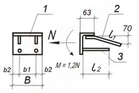 Чертеж закладных изделий МН 539 по серии 1.400-15 выпуск 1