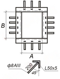 Чертеж закладных изделий МН 737 по серии 1.400-15 выпуск 1