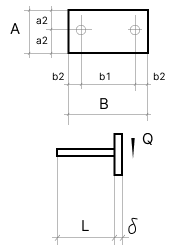 Чертеж закладных изделий МН 101 по серии 1.400-15 выпуск 1