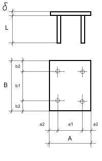 Чертеж закладных изделий МН 125 по серии 1.400-15 выпуск 1