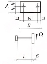 чертеж закладные изделия МН 102 по серии 1.400-15 выпуск 1