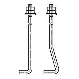 Болт фундаментный тип 1 купить в Новосибирске - ПРОМЕТ