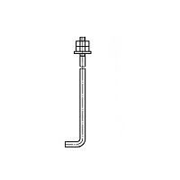 Болт фундаментный анкерный 1.1 М30Х900 ГОСТ 24379.1-2012(80) купить в Новосибирске - ПРОМЕТ